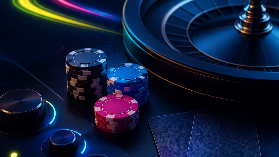 Controlebeeld voor casinospellen, limieten en spelregels zonder tekst