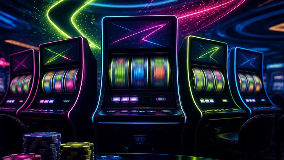 Slotlobby met verschillende gokkasten in Boomerang Bet kleuren